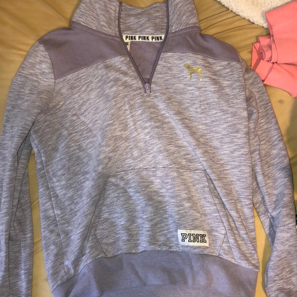 Quarter zip purple